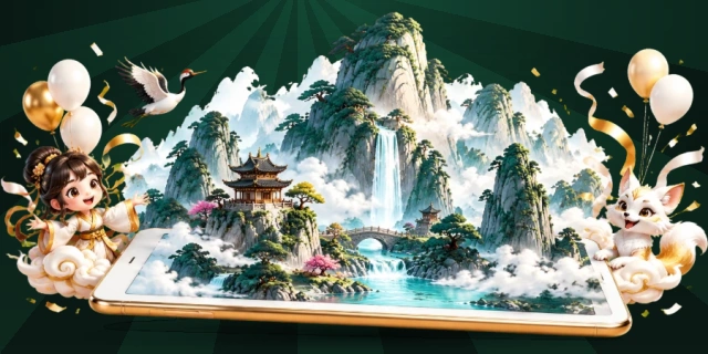 江山美景画